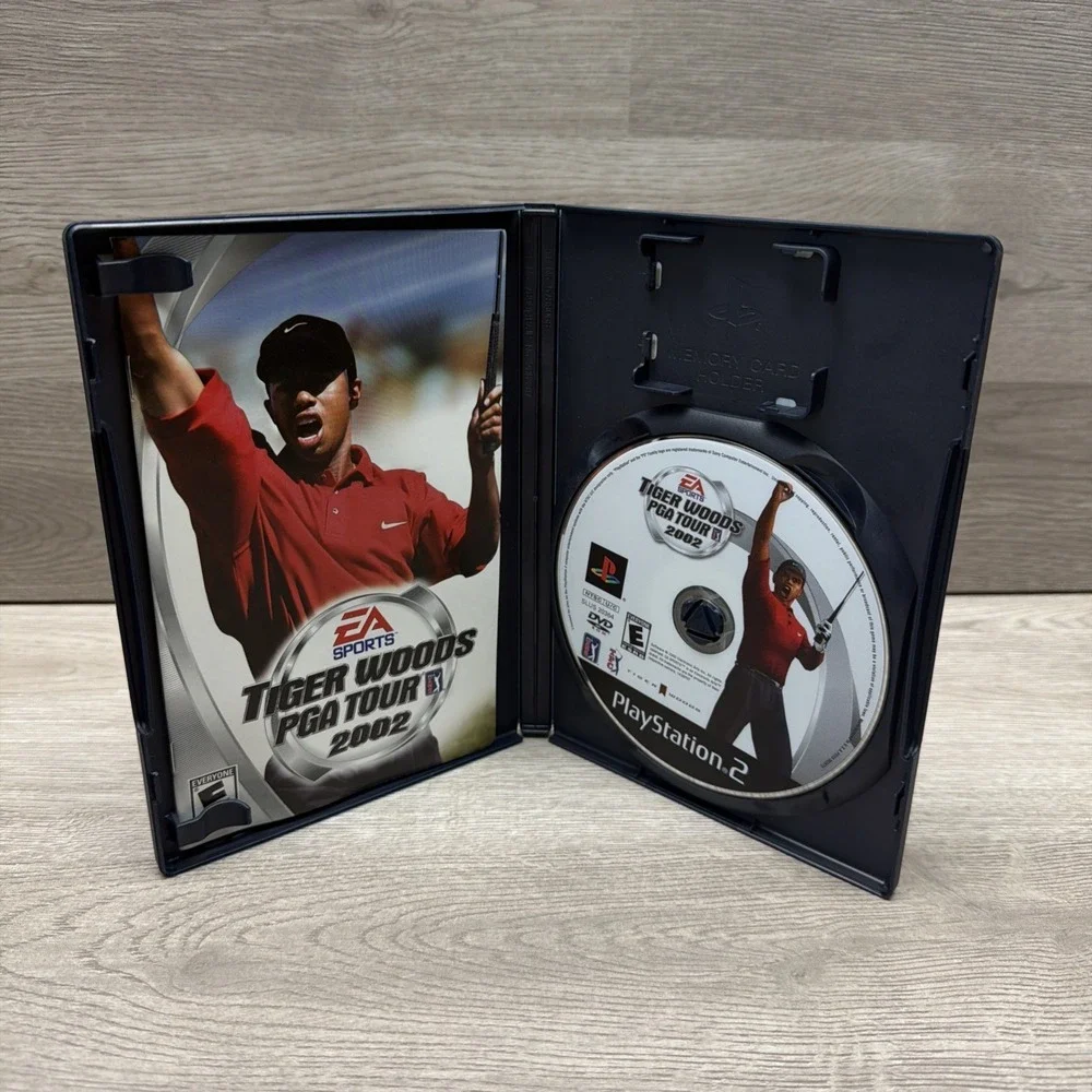 PS2 Game Lot of 4:Tiger Woods PGA Tour 2001, 2002, 2006, 2008 Complete Very Nice